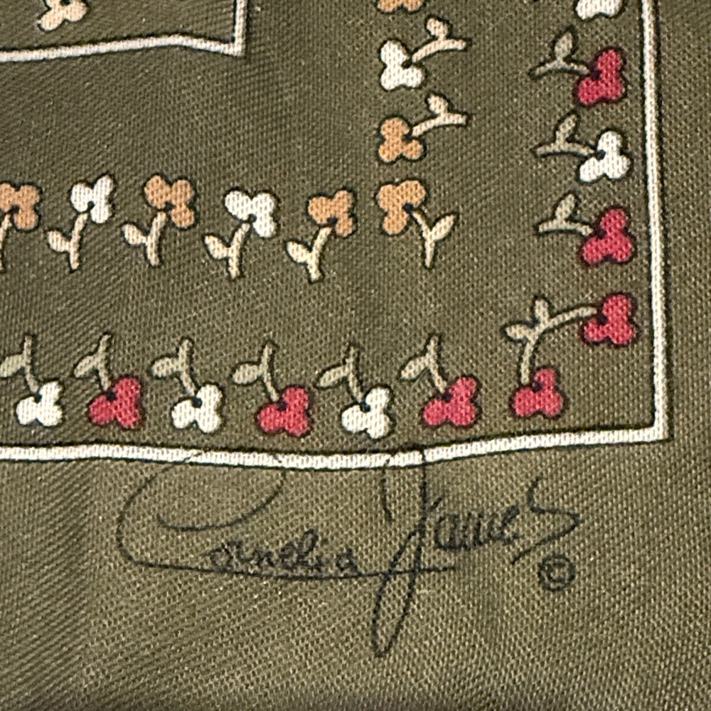 Vintage Cornelia James Paisley Scarf - Picture 3 of 6